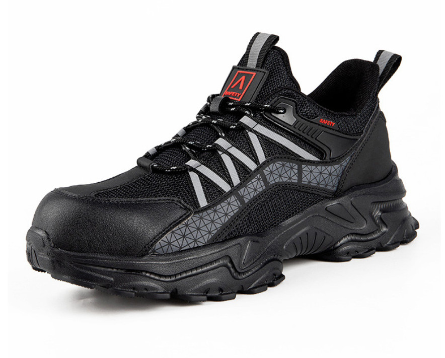 Summer Breathable Anti Smash Lightweight Construction PPE Safety Shoes