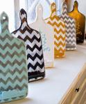 Cutting Board Style Plaque Signs , Wooden Tablet Holder Stand