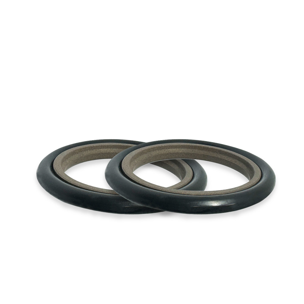 NBR Buffer Seal Rubber PTFE HBTS BSF BSJ Rod Step Seal Ring For Hydraulic Cylinder
