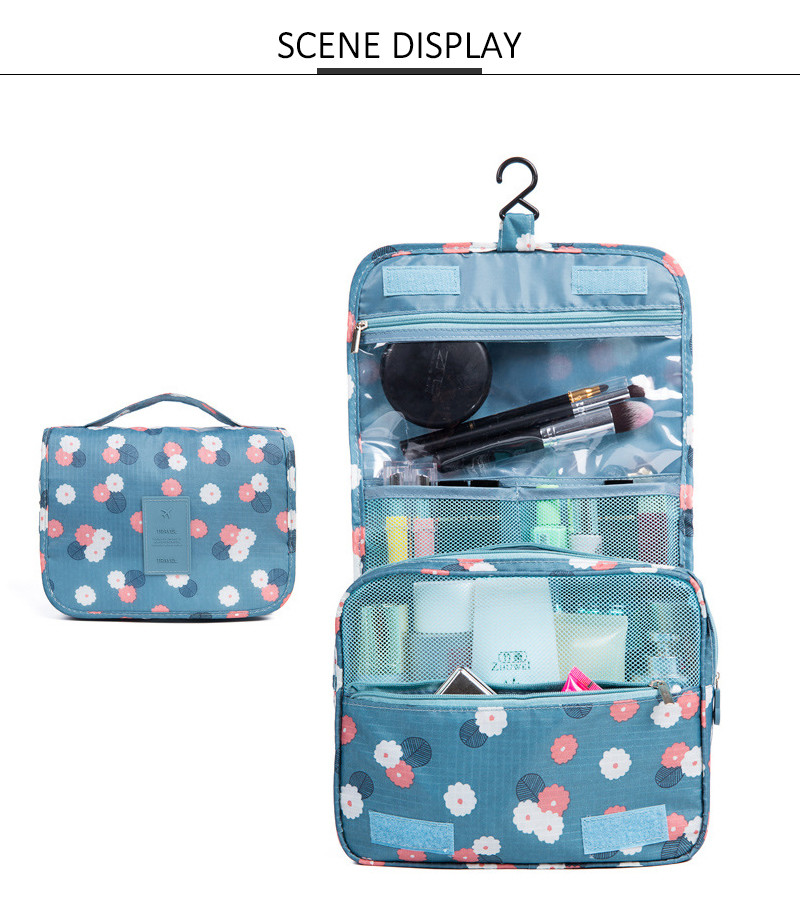 Anti Odor Folding Travel Hanging Toiletry Bag