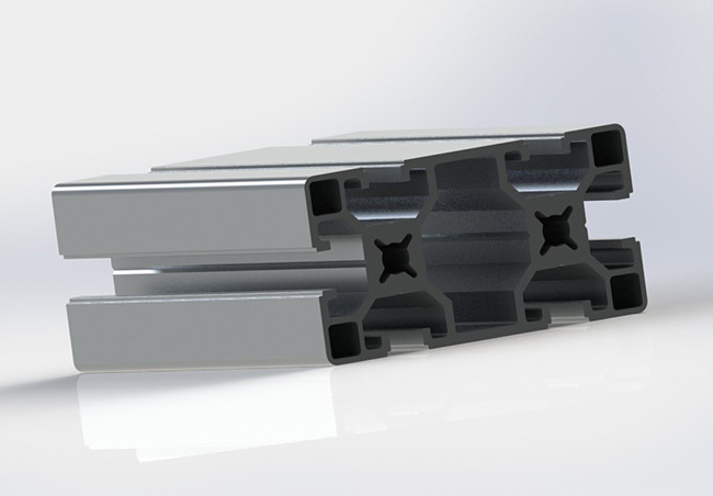 European Standard Anodized T Slot Aluminum Extrusion 40 * 80 For Industrial