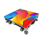 Full Color Aluminum Cabinet Indoor Floor LED Screen Rental for Events Curved