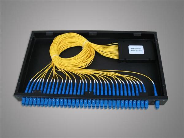 GR-1221 Compliance 1260~1650nm PLC Optical Fiber Splitter For Telecom Network