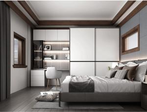 Wholesale Modern Luxury Sliding Door Wardrobe Hanging Cabinet For Clothes from china suppliers