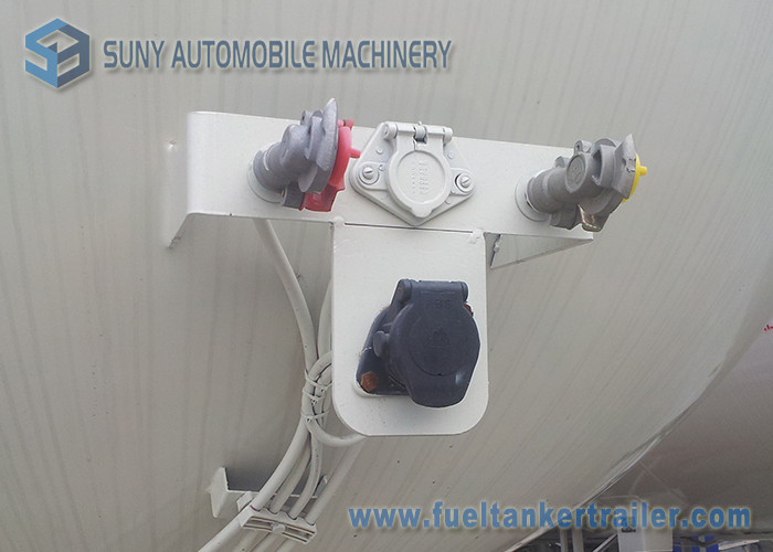 Q345R / Q370R LPG Tank Trailer 58.5 CBM 58500L 24.5 Ton With Sunshade