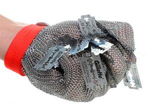Wholesale 6'' Stainless Steel Anti Cutting Gloves Woven with Chainmail Ring Mesh from china suppliers