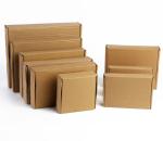 Kraft Paper Brown Carton Box , Custom Corrugated Boxes Thickness 0.23mm