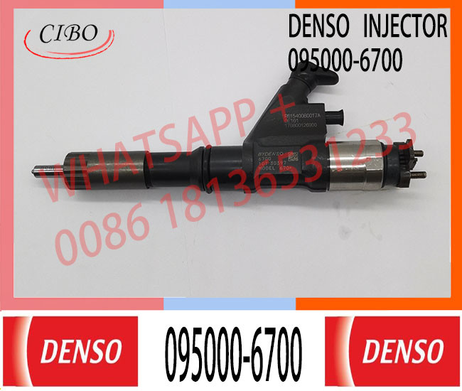 Fuel Injector 095000-6700 6701 Fuel Injection Nozzle for D6114 Xcmg Crane Heavy Truck Howo 336