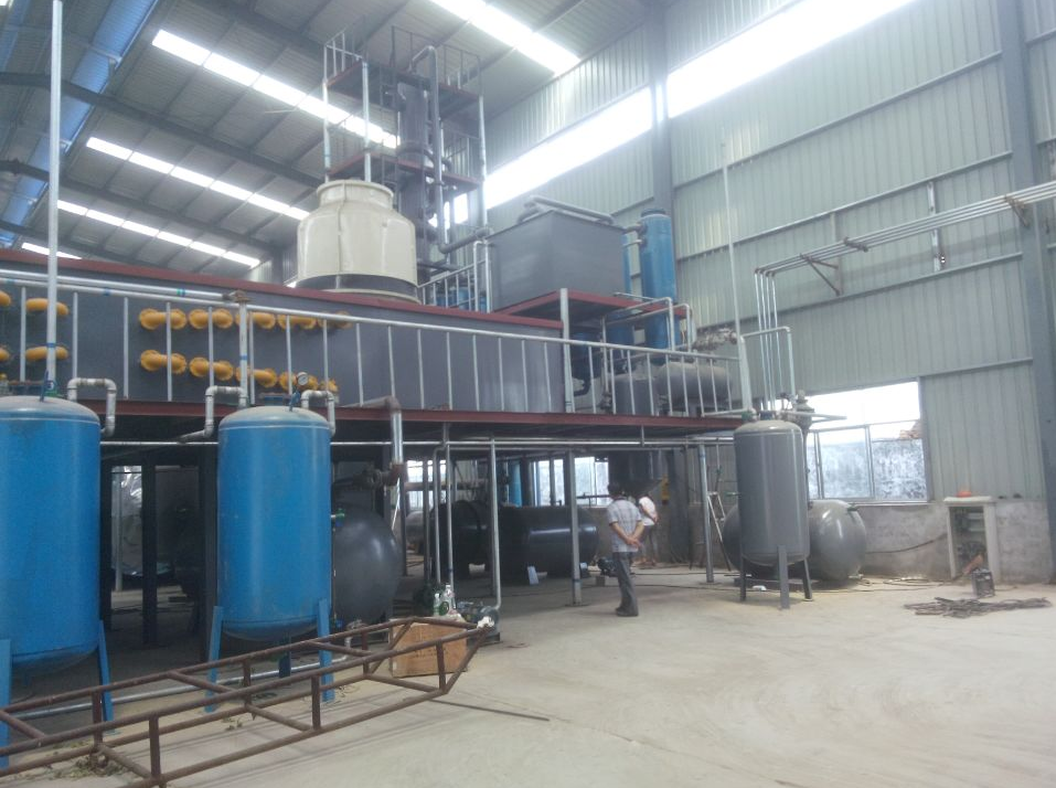 Batch Type Waste Tire Pyrolysis Plant for Recycling and Extracting Valuable Resources