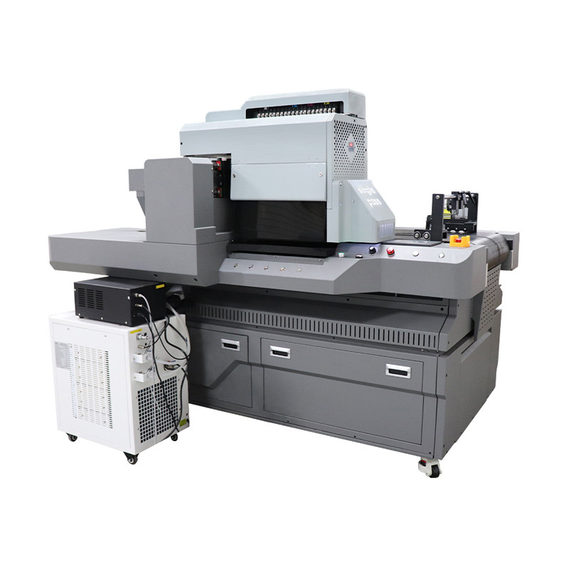 Cordless Single Pass UV Printer 150 AW Suction Power UV Flatbed Bottle Printer