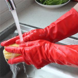 Wholesale Unlined Kitchen Dishwasher Hand 55g Rubber Cleaning Gloves from china suppliers