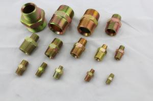 Wholesale British 55 Degree Cone Union BSPT Male Hydraulic Connectors Fittings Zinc Plating from china suppliers