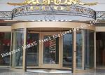 Modern Electrical Revoling Glass Facade Doors For Hotel or Shopping Mall Lobby