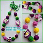 Wooden Tooth nursing baby toys Eco, Tooth Necklace