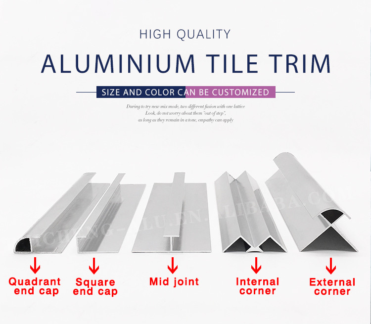 8.5mm Aluminium Panel Trim ASTM Standard Electrophoresis White