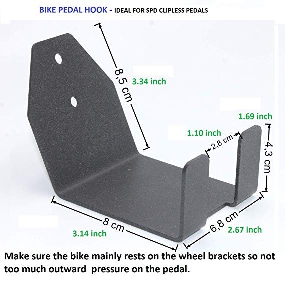 ISO9001 Rohs CE 16949 Red Hanging Up Bike Wheel Holder for One Bike in Cycle Storage