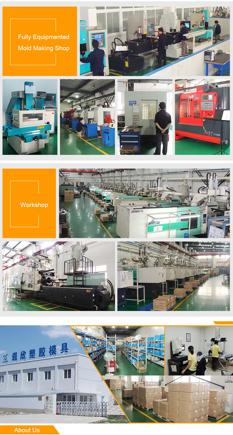 Cold Runner PA66 Plastic Housing Injection Mold Parts