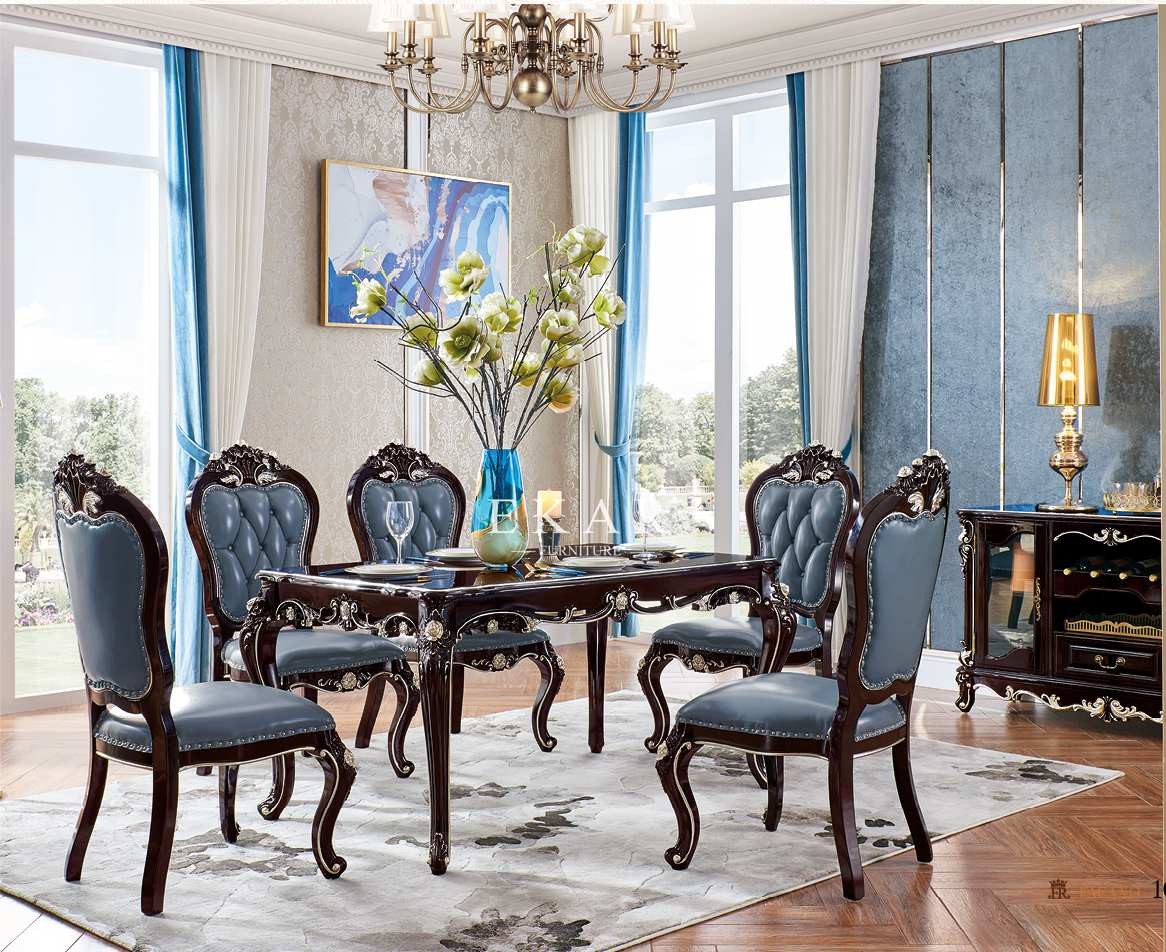 Luxury High Back Leather Upholstered Dining Chair OY-CY06