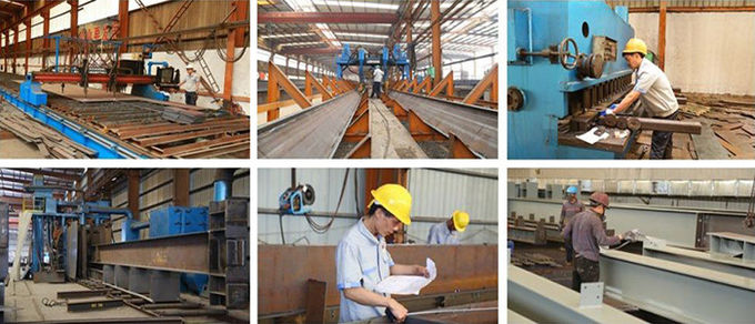 Large Span Steel Structure Building Metal Frame Workshop Designed Steel Structure Warehouse Building in Sweden