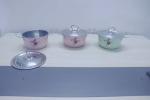 2020 hot sales 16/18/20/22 6pcs stainless steel with color & flowers & cookware
