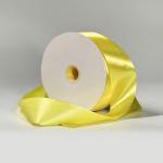 Waterproof Polyester Ribbon Outdoor Yellow Poly Satin Ribbon