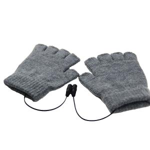 Wholesale Women Men Electric Heating Gloves USB Thermal Grey Color For Sports Skiing from china suppliers