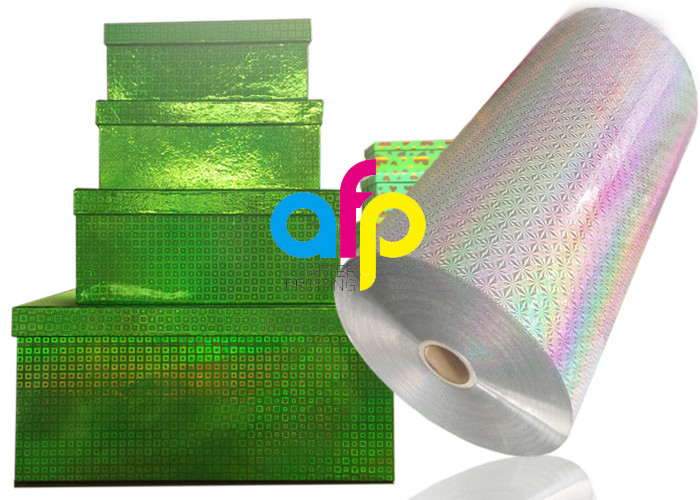 Holographic Metalized BOPP Film , BOPP Transparent Film Roll For Packing