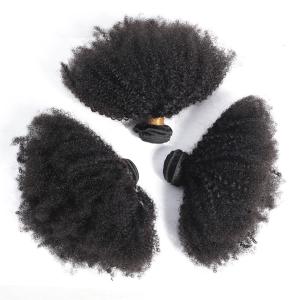 Wholesale 100% Brazilian Human Virgin Hair For Black Women / Afro Kinky Curly Bundles from china suppliers