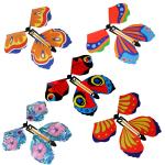 4.78in Magic Flying Butterfly Greeting Card Gift Wind Up Fairy Toy Great