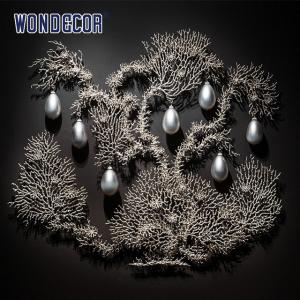 Wholesale Weather Resistance Contemporary Metal Wall Sculptures Art Coral Pearl from china suppliers