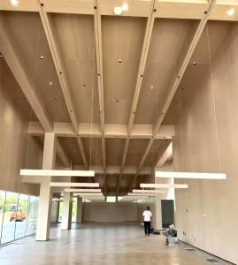 Wholesale Bamboo Veneer Aluminum Acoustic Metal Wall Panels Microperforated from china suppliers