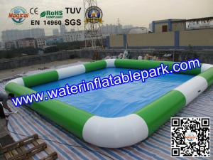 Wholesale Amusement Park Square Inflatable Water Pool Facilities 7m x 7m from china suppliers
