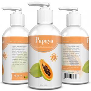 Wholesale Private Label Kojic Acid Natural formula Organic Papaya Skin Whitening Moisturizing body Lotion 120ml from china suppliers