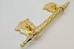 Zamak Metal Coffin Handle Zinc Alloy Material European Style In Gold Plating
