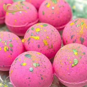 Wholesale Christmas Custom Bath Bombs Gift Set For Moisturizing Pink Color from china suppliers