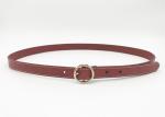Cute Ladies Genuine Leather Belt For Pants With Fashion O - Ring Buckle