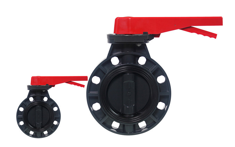 High Quality Customized Plastic PVC/UPVC PVC Butterfly Valve