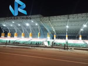 Wholesale Stadium Roof Light Steel Structure , Customized Prefabricated Steel Buildings from china suppliers