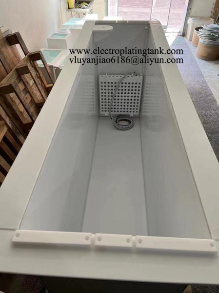 2000*500*1000MM Inner PTFE Outside Stainless Steel Electropolishing Tank With