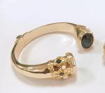 Religious Type Other Silver Jewelry Garnet Stones Brass Bracelet Bangle Plating