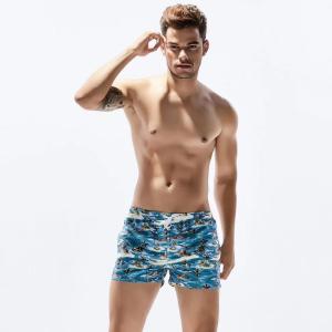 Wholesale Summer Mens Beach Wear Shorts Printed Fashion Sports Mens Swim Shorts from china suppliers