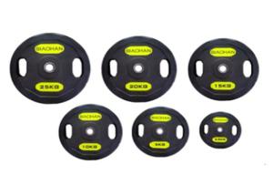 Wholesale PU / Steel Barbell Weight Plates 1.25 - 25 kgs Gym Accessories For Fitness Clubs from china suppliers