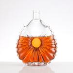 Production of 750ml Brandy Glass Bottle with Cap in Super Flint Glass Material
