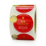 PVC Customized Print Food Sticker Label Logo Self Adhesive Waterproof