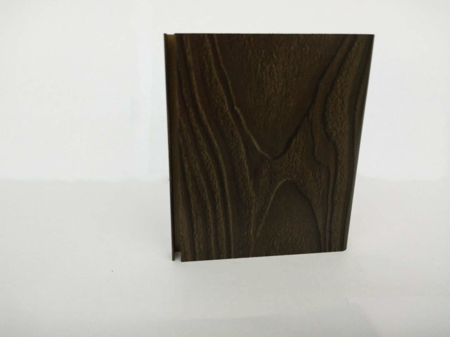 Building Hardware Aluminum Wood Finish Extrusion Profiles With Shape Customized