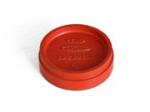 Industrial Ductile Iron Pipe Fittings Red Ductile Iron Pipe End Cap
