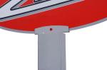 Demountable Clothing Display Racks Football Helmet Display Stand Metal For