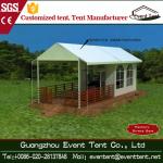 Trade Show / Wedding Part 6mx6m Luxury Camping Tent With Clear Glass Walls