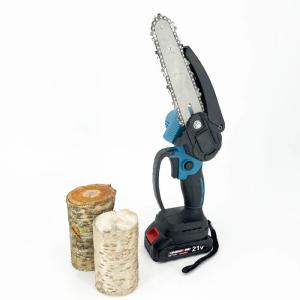 Wholesale Lithium Rechargeable Cordless Electric Chain Saw 6 Inches Brushless One Hand Portable from china suppliers