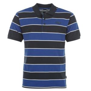 Wholesale Navy Blue Cool Touch POLO T Shirts With Pocket / Block Stripes / Polo V Collar from china suppliers